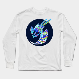 killer bee ecopop in mexican totonac patterns Long Sleeve T-Shirt